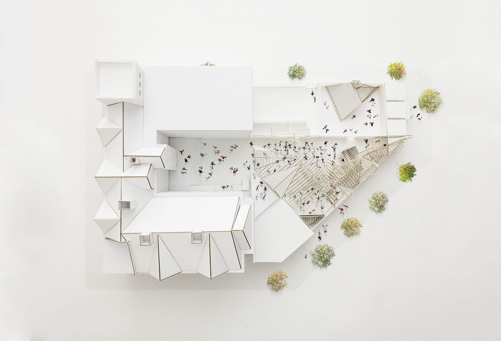Roof Deck (model photograph), MoMA PS1 Young Architects Program, 2015, New York