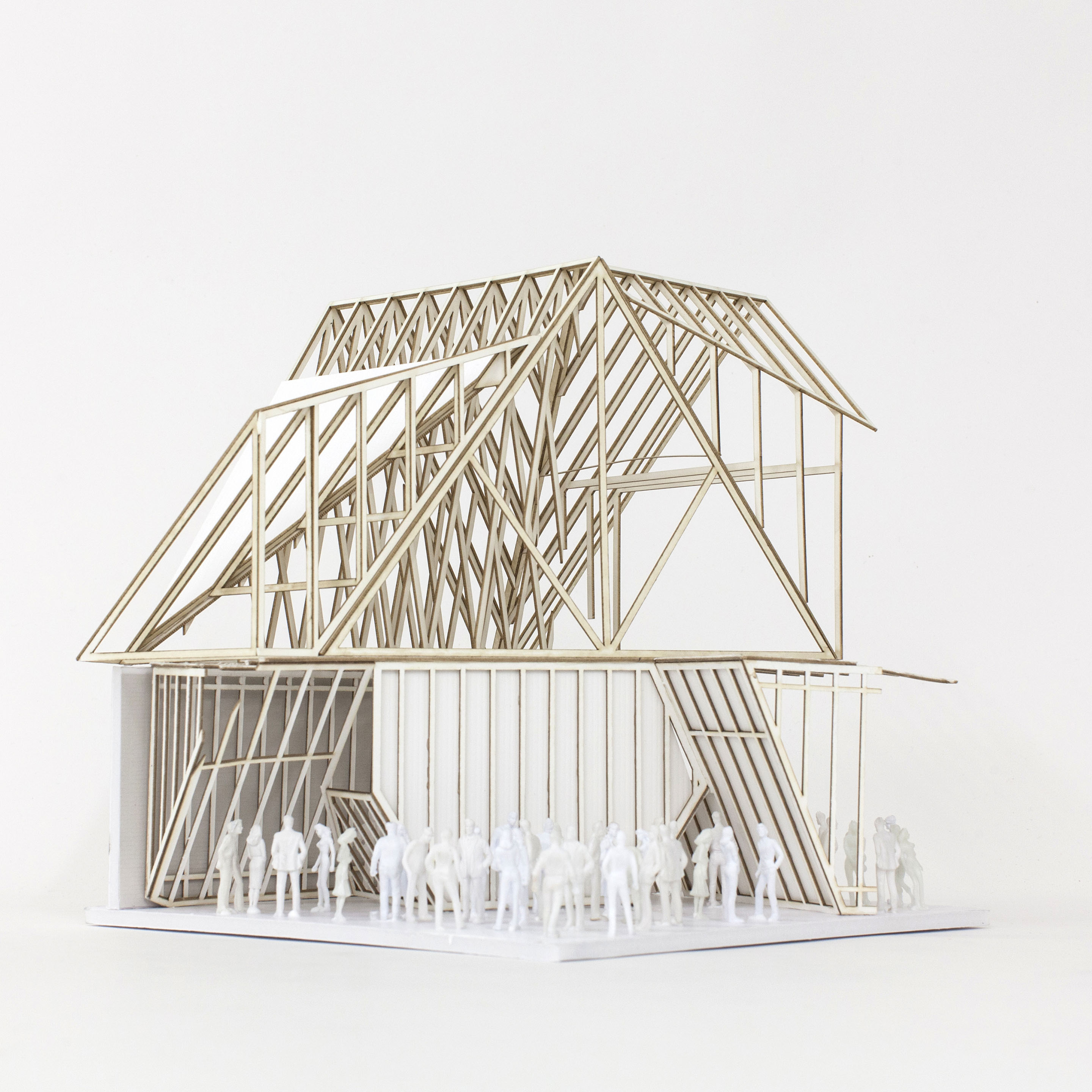 Roof Deck (model photograph), MoMA PS1 Young Architects Program, 2015, New York